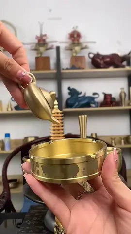 Gạc tàn thuốc bằng đồng thau#gactanthuoc #hutthuoc #thuocla #gactanbangdong#gattanthuocla#gactanbangdongthau #xuhuong 