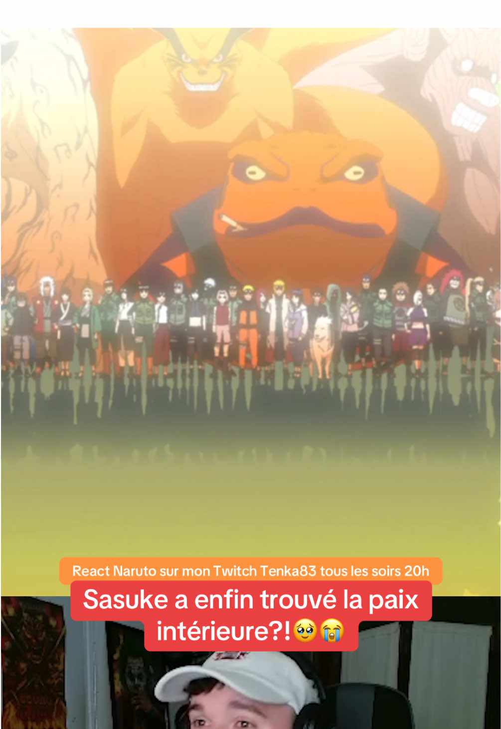 Rejoins moi sur Twitch tous les soirs à 20h lien en bio #naruto #narutoshippuden #react #reactanime #anime #twitch 