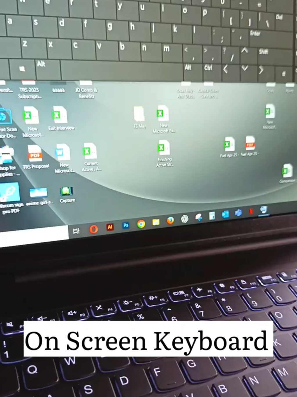 shortcut key on screen keyboard #fyp #tiktokchallenge #stitch #tik_tok #msword #technology #foryou #viral #trending #followforfollow #