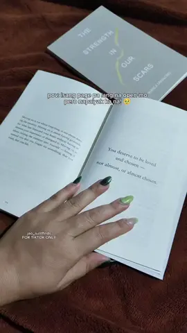 Grabee! It's so worth reading every page. This book really a gentle reminder for us that always value yourself🥹💕 #agentlereminder #thesthrenghtinoursacrs #book #anxietybook #motivationbook #BookTok 