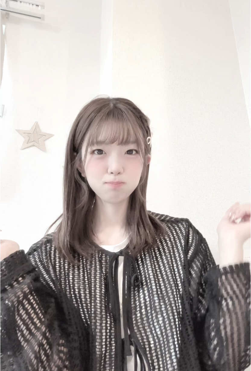 えぬじーていく🤭 #黒コーデ #編み込みアレンジ #丸顔 