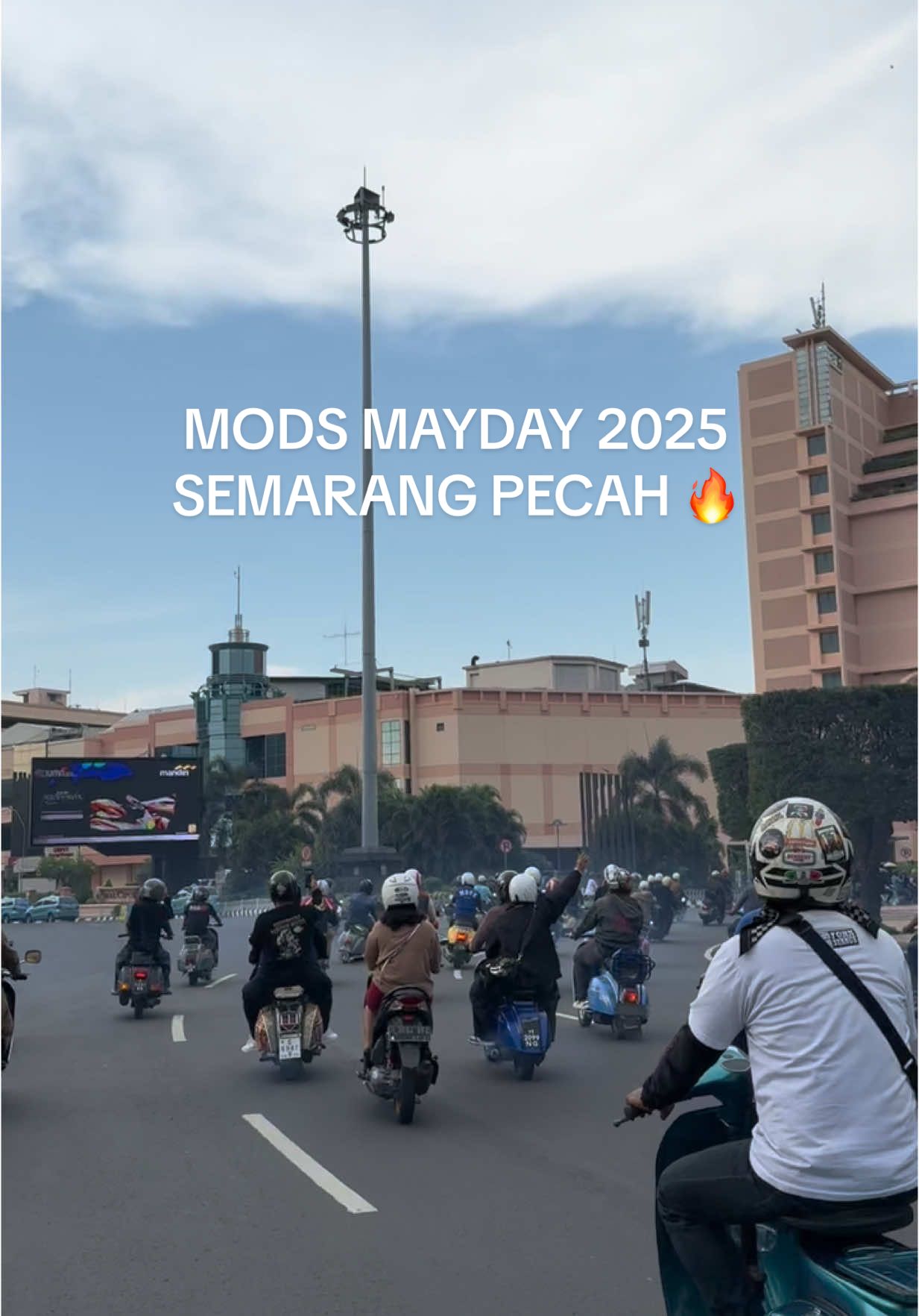 Semarang mods mayday pecah 🔥 #modsmayday #holafest #scooterland #vespaklasik 