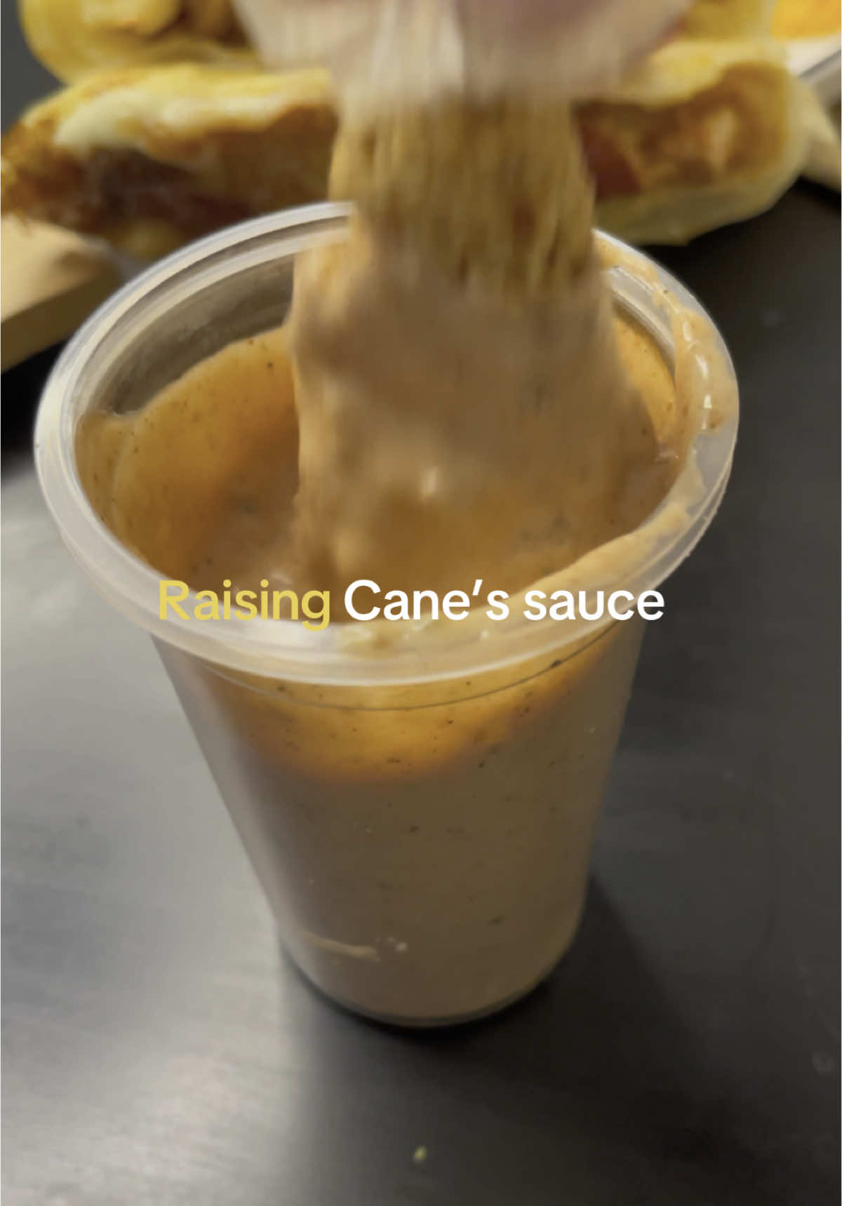 Raising cane’s sauce #raisingcanes #sauce #friedchicken #chicken  #food #walaaabouelellakitchen2  
