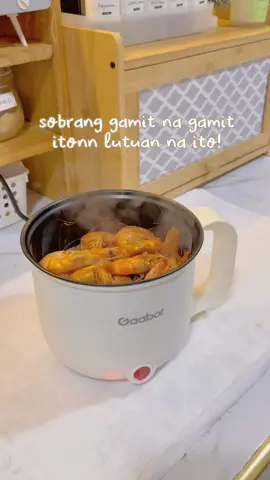 perfect for 1-2persons or solo living kasi isang lutuan lang marami pang pwede mailuto dito  sa electric multicooker from @gaaborph #electriccooker #miniricecooker #multifunctionalelectriccooker  #nonstickcookware 