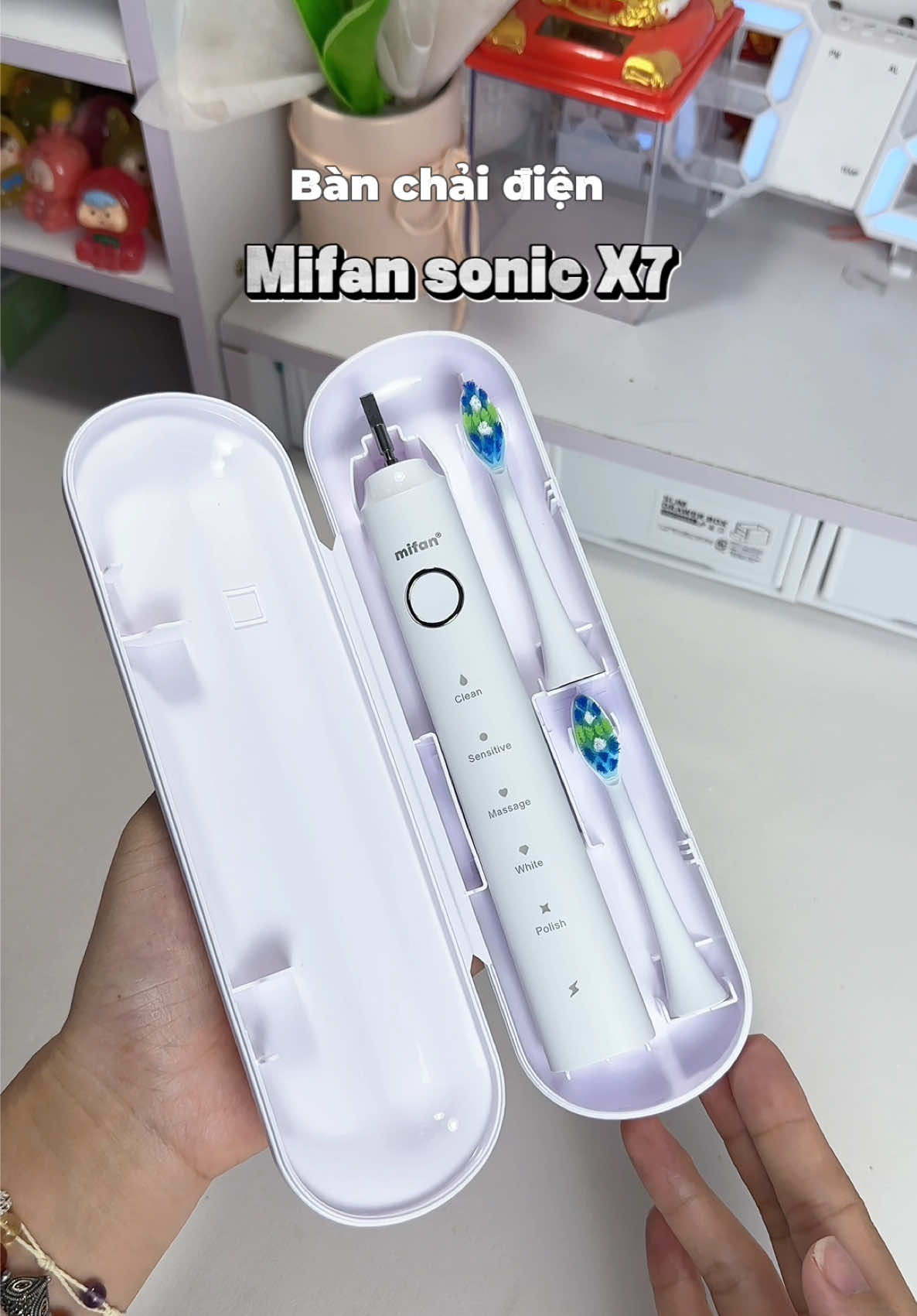 Bàn chải răng điện Mifan sonic X7. Chăm sóc răng miệng là cách tốt nhất để bảo vệ răng và tự tin với hơi thở thơm tho. #banchaidanhrang #banchaidien #banchaidanhrangdien #mifansonicx7 #meoriviu636 #videoviral #videoviral #review #muataitiktok #fyp 