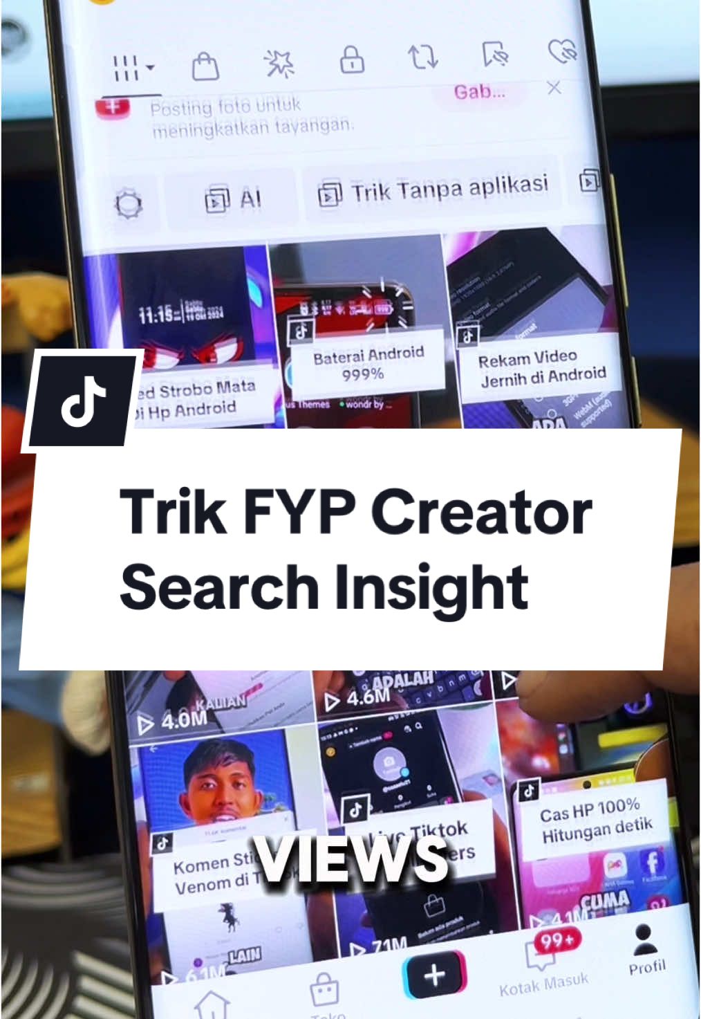 Trik FYP Creator search insight.. #triktiktok #tiktokaffiliate #affiliate #tiktok #trikandroid 