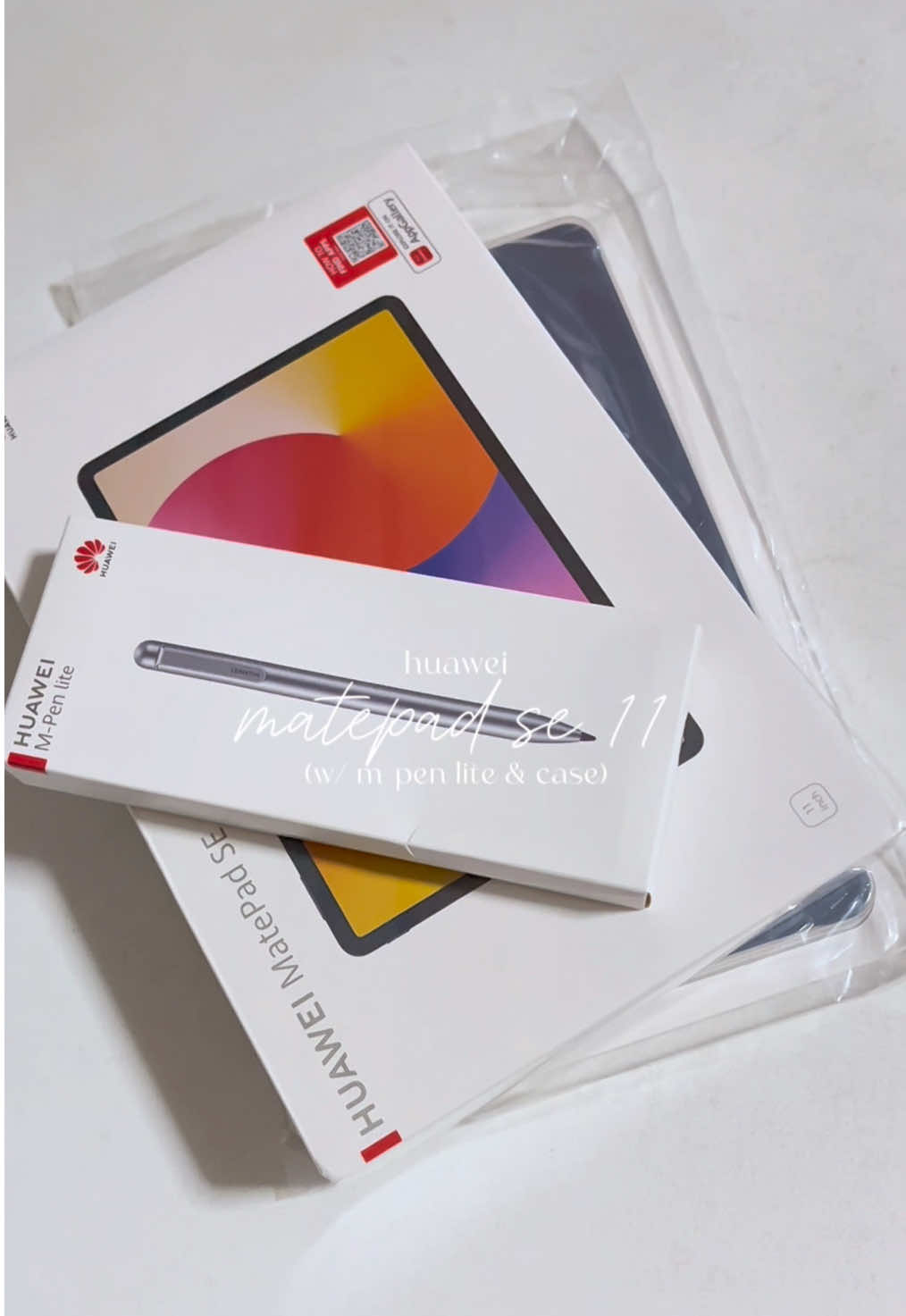 hauwei matepad se 11 ☁️ budget friendly tablet w/ case & stylus pen na!? ✨ #huawei #huaweimatepad #huaweimatepadse #huaweimpencil #affordabletablet 