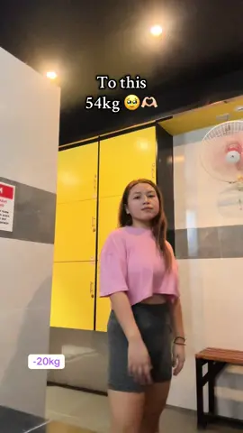 -20kg??? FTW!! Hi guys sharing my progress again. Can’t believe na possible yung gantong change saakin, even with PCOS kinaya ko huhu. I’m so happy.🥹🫶🏻 #fyp #GlowUp #weightlossstory #weightloss #caloriecounting #gym #pcos 