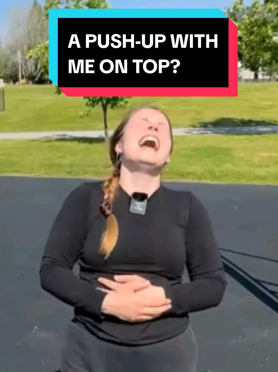 I don't know if qoqsik's pushup counts, but the one with her sitting on top certainly doesn't 🤣 #qoqsik #qoqsik1 @qoqsik #pushup #strength #fail #funny #twitch #irl #streaming 