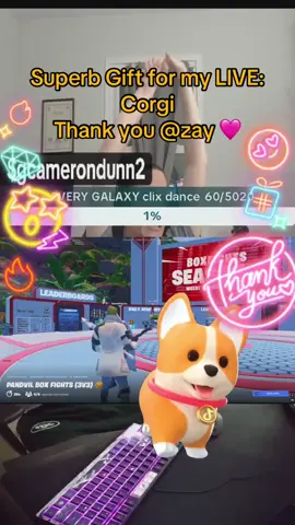 One of the best Gifts in my LIVE. Thank you, zay 🩷! For your support to my content.@zay 🩷 #tiktoklive #livehighlights #livegift #corgi 