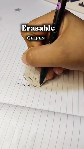Gelpen na nabubura ang ink #frictionpen  #erasablepen 