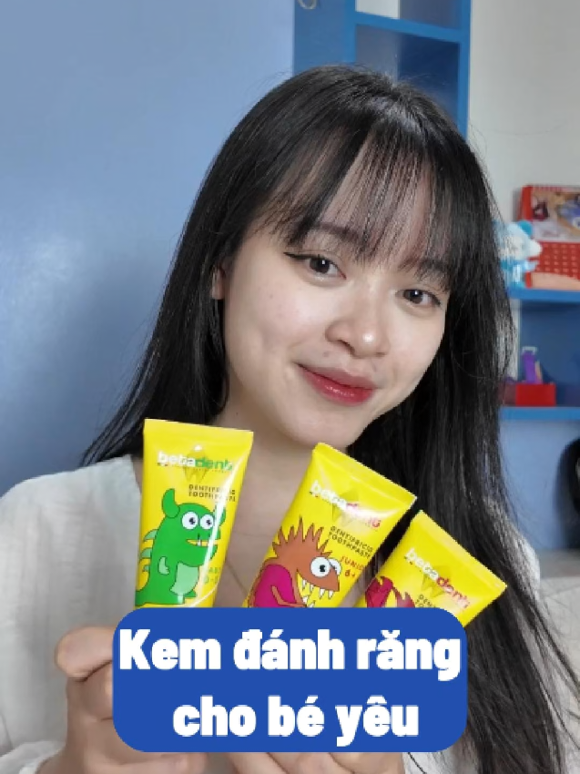 Ba mẹ nhớ chăm sóc kỹ răng miệng cho bé nha #betadent #chamrangdungcach #kemdanhrangbetadent 