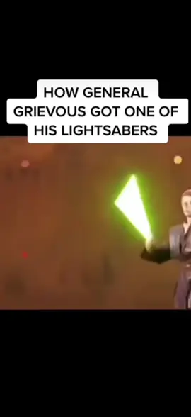 How Grievous got ine of his Lightsabers ...  #starwars #starwarsfan #fyyp #starwarspage #meme #funny #grevous #anakinskywalker #lightsaber 