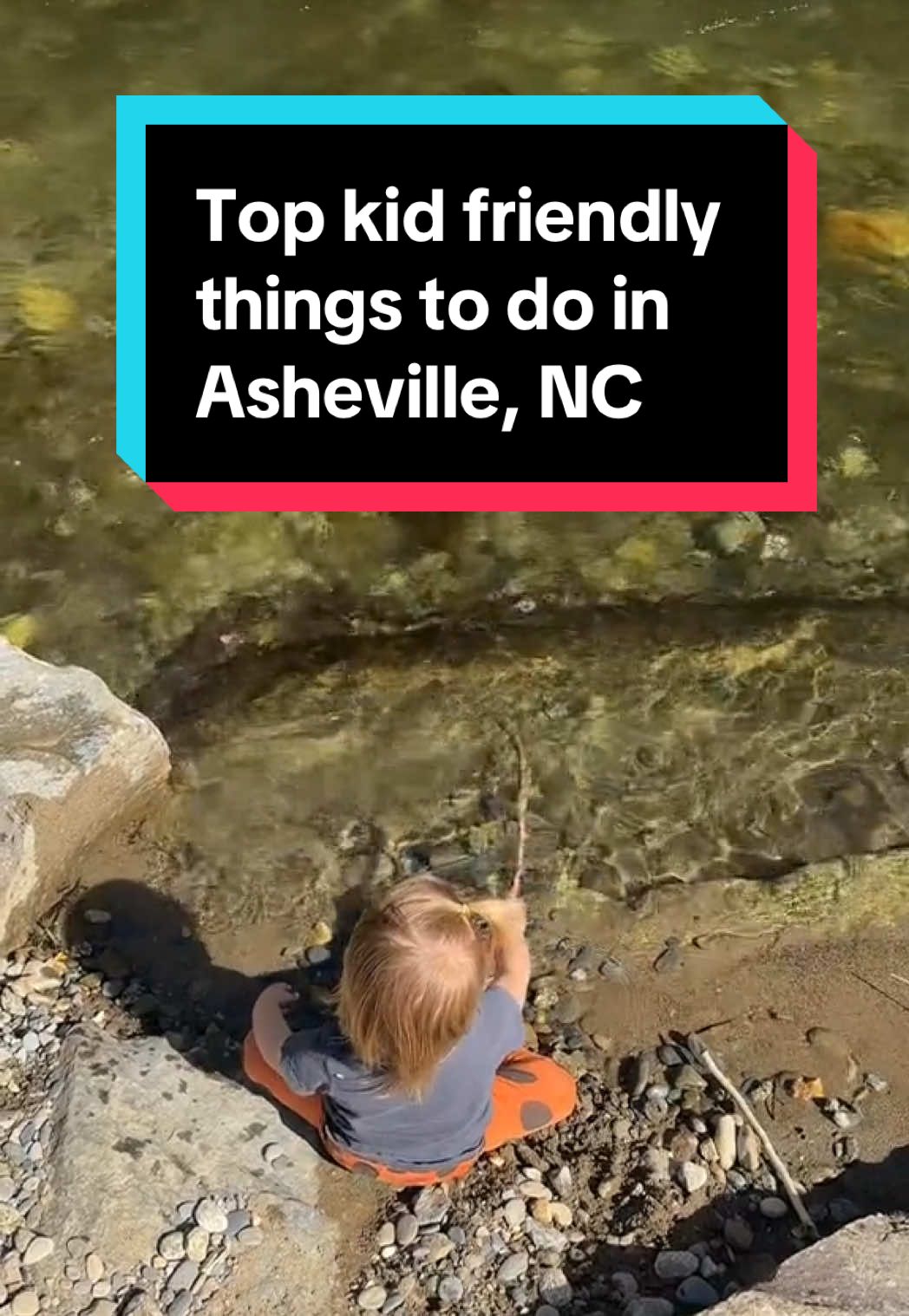 📍DETAILS:  My favorite playgrounds to visit near Asheville:  The Park at Flat Rock Robert Lake Park Tempie Avery Montfort Center Jackson Park Jake Rusher Park Carrier Park (if/when it reopens🥲)  The best kid friendly tubing spots:  Deep Creek in Bryson City  Mills River Park (bring your own tubes and check for reopening following Helene)  North Mills River Recreation Area (bring own tubes)  Davidson River along Pisgah Hwy (bring own tubes)  For kids over 42”: Green River Cove tubing in Saluda  Kolo Bike Park: great spot for older kids who love to bike and little kids who have a balance bike. If you bring your own balance bike it’s only $5 Visit Sierra Nevada Brewing company: lots of great breweries around Asheville but this one has a playground for kids, a kids menu, and you can take a tour around the massive brewery for free.  Jeter Mountain Farm: Open weekends July - October and around Christmas the area’s best u pick apple orchard - includes an inside playground, u pick flowers, peaches, apples and blueberries, live music, bakery, coffee shop, cidery and BBQ My favorite kid friendly hiking areas include: Dupont State Recreation Forest  Hikes along Pisgah Highway Hikes at the NC Arboretum  Catawba Falls in Old Fort  Waterfall hikes near Saluda  #westernnc #northcarolina #wnc #fyp #hikenc #kidfriendly #MomsofTikTok #asheville #hendo #brevard #828isgreat #828 #ashevillenc 