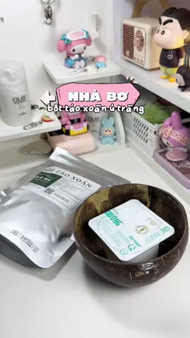 Công thức siêu trắng cho body: bột tảo + sữa chua ko đường + vitamin B1 (mua ở hiệu thuốc) 🌿🌿 #bottaoxoan #botutrang #nhaboorganic #duongtrangda #taoxoan 