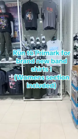 The selection for men and women is amazing this year! @Primark #bandshirts #altfashion #primarkhaul #bandtee 
