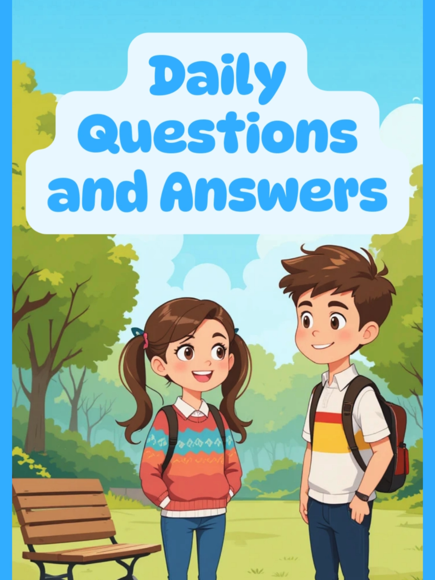 💬 Basic English: Daily Questions and Answers You Must Know Part 1 | Learn English Chill 🌟 Welcome to Learn English Chill! 📚 In this video, you'll learn 60 basic English questions and answers perfect for teens aged 13 to 16. 🎯 These short and simple conversations will help you practice daily English and build confidence. 🧒‍👦 The dialogue is between a 13-year-old girl (asking questions) and a 16-year-old boy (giving answers). 🎓 This is great for beginner English learners who want to speak naturally and easily. 🔤 Each sentence is short, clear, and easy to remember. 🎧 Listen and repeat for the best practice! ✅ Suitable for classroom use or self-study at home. 👂 Improve your listening, speaking, and comprehension skills. 💬 Practice real-life English that you can use every day. 🧠 Boost your vocabulary and sentence structure naturally. 📅 Use it daily to see fast progress! ✨ What you’ll learn in this video: 👉 60 common English questions and answers 👉 Real-life teen conversations 👉 Simple grammar structures 👉 Beginner vocabulary 👉 Natural speaking rhythm 📌 Who is this for? ✅ Teenagers learning English (ages 13–16) ✅ ESL students at beginner level ✅ Parents or teachers helping kids practice ✅ Anyone who wants to start speaking English 💡 Tips for learning: 🔁 Repeat the video daily ✍️ Write down useful phrases 🗣️ Practice speaking aloud 📥 Share with friends or classmates 👍 Don’t forget to like and subscribe! 🔔 Subscribe for more: 🆕 We post fun, chill English lessons weekly! 📺 Subscribe now and level up your English the fun way! 📣 Have a question or suggestion? Comment below—we’d love to hear from you! 🎉 Thanks for watching Learn English Chill – where learning is easy and fun! #LearnEnglish #EnglishForTeens #BasicEnglish #EnglishConversation #EnglishPractice #ESL #EnglishSpeaking #TeenEnglish #DailyEnglish #EnglishListening #EnglishDialogues #EnglishSentences #EnglishForBeginners #SpokenEnglish #EnglishQuestions #EnglishAnswers #LearnEnglishChill #SpeakEnglish