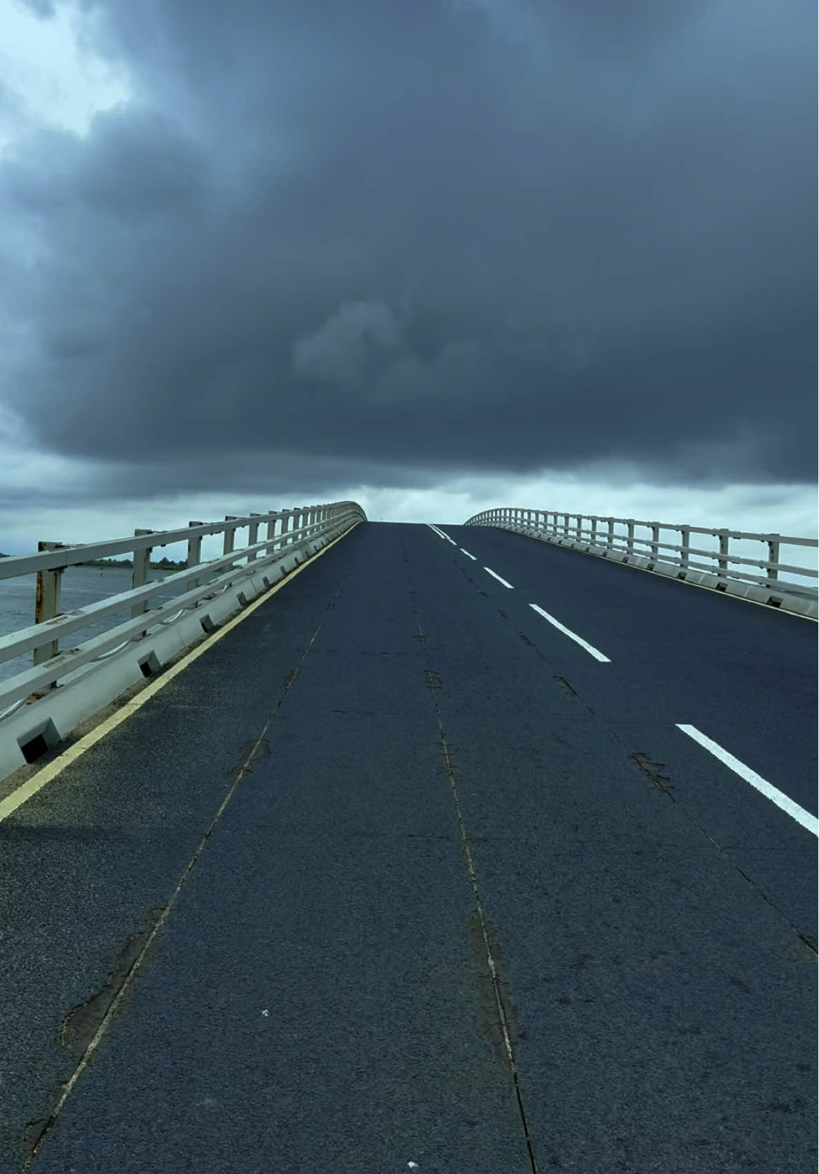 Sangupitty Bridge.  #Jaffna #sangupiddy #bridge #clouds #rain #rainyday #sea #roadtrip #thunderstorm #bike #biker #bikelife 