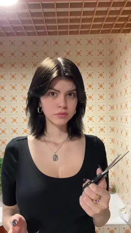 Ops…✂️#haircut #hairstyle #hair #fakesituation #fake #butterflyhaircut 