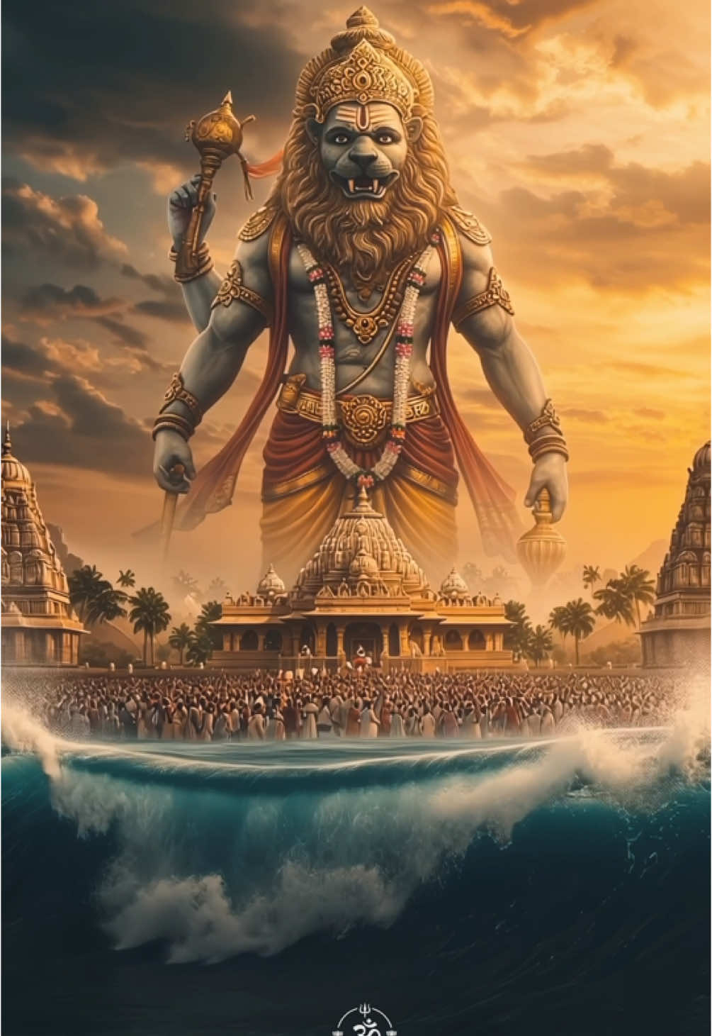 On this powerful day of Narasimha Jayanti, we honor the fierce protector who rose from the pillar to save dharma. Half-man, half-lion — pure divine rage, unstoppable justice. May Lord Narasimha destroy all evil within and around us. AI Cinematic Art by @dharmatography Hashtags: #NarasimhaJayanti #LordNarasimha #VishnuAvatar #SanatanDharma #DivineWrath #HinduMythology #SpiritualArt #CinematicGods #MythicIndia #HinduDeity #MythologicalArt #AiMythology #DivineProtector #VishnuBhakti #GodsOfIndia #SacredArt #PowerOfFaith #MythicalCreation #DharmaPrevails #NarasimhaAvatar #AIart #MythologyInMotion #Dharmatography #IndianMythologyArt #VedicPower