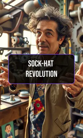 Discover Max's hilarious sock-hat invention! #CircularEconomy #Innovation