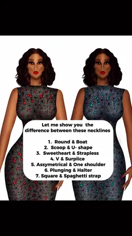 Different types of necklines That will Help you  in fashion. #creatorsearchinsights #fashion #fashiontutor #tutorial #fashiontiktok #necklinestyles 