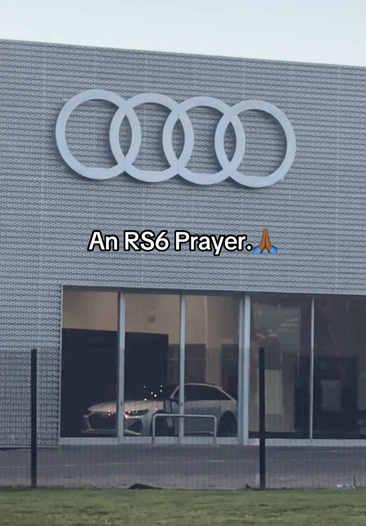 Jesu’Nkulunkulu. An RS6 for the boys. Amen