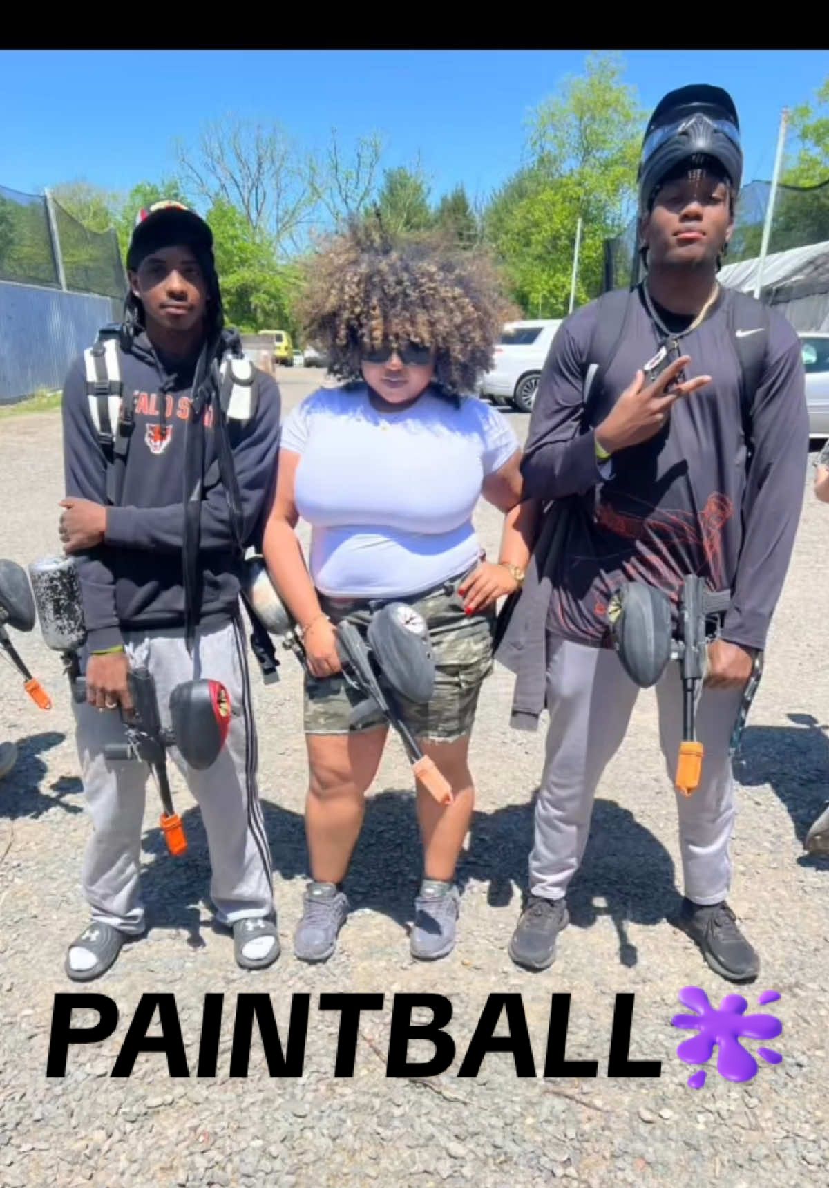 HAPPY BIRTHDAY WILLLL💙💙💙 watch me not go paintballing with the guys. being the only girl was funny but i told them next time we go ima do it cuz i was dead being scary 😂😂😂 love yall #fyp #Vlog #paintball #happybirthday #kweeenjae #ny #nj 