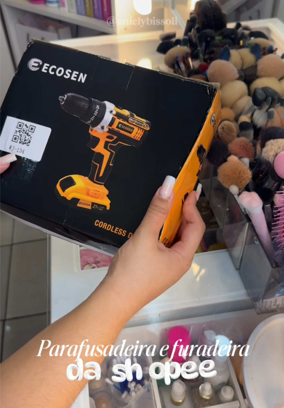 arafusadeira e furadeira na @Shopee Brasil ⚒️🔩 Id BUE-GZM-TZL #comprinhas #parafusadeira #parafusadeiraelétrica #ferramentas #shopee #achadinhosdashopee #achadinhos 