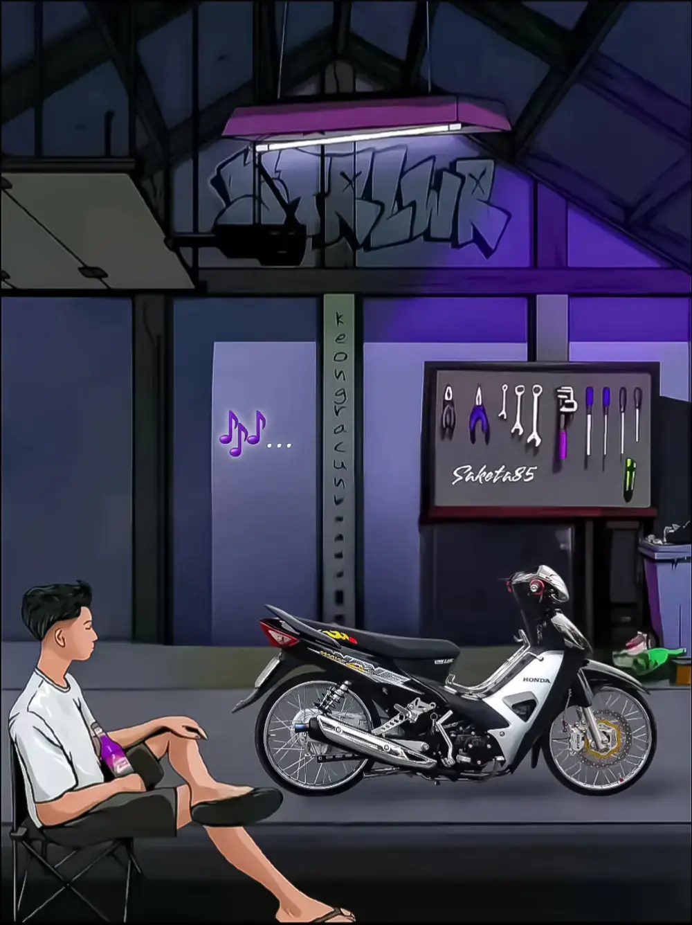 cảm giác giành dụm từng đồng để mua món đồ mình thích rồi tự lắp lên xe nó ý nghĩa vô cùng😊 #ilovetiktok #xuhuong #capcut #stylevietnam🇻🇳 #wave100rthailook🇹🇭 #fyp #บอดี้เวฟ💙🌪️ #malaystyle🇲🇾 #wave100malaysianconcept #thainguyen #