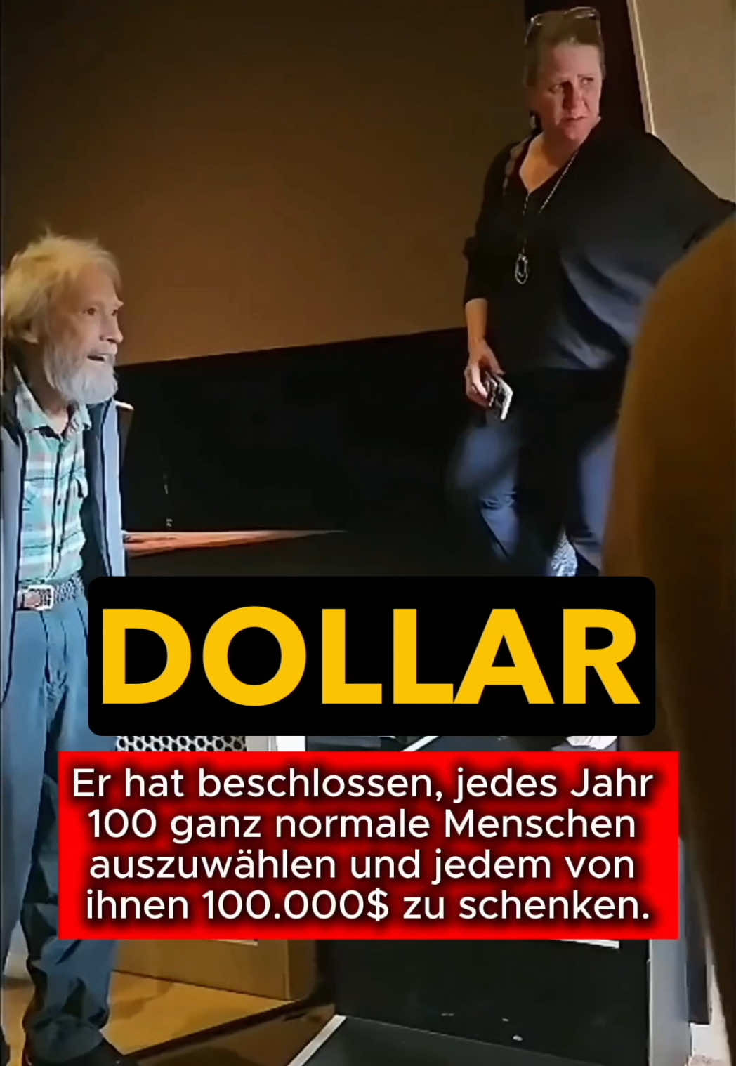 Er hat beschlossen, jedes Jahr 100 ganz normale Menschen auszuwählen und jedem von ihnen 100.000 Dollar zu schenken. #lernenauftiktok #geschichte #deutschland