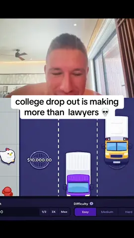 College drop out is making more than lawyers 💀 #crossyroad #rydurz #money #rich #togi #stevewilldoit