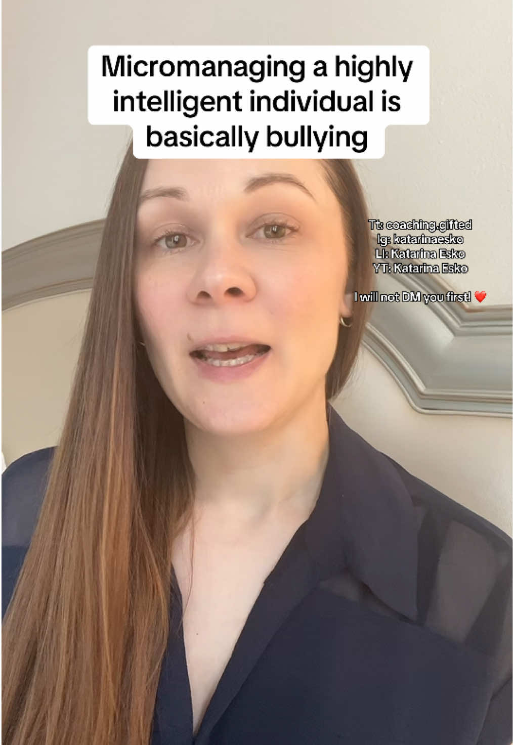 Highly intelligent individuals need a lot of freedom in their jobs to be the creative forces that they are.  When a highly intelligent individual is micromanaged, the highly intelligent individual may end up in burnout or they start palying small. #highintelligence #highlyintelligent 