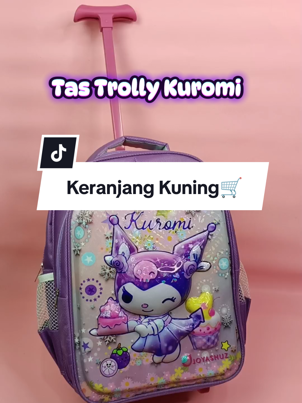 Tas troli kuromi gemes💜 #tastroli #tastrolianak #tassekolah #tastrolikuromi #taskuromi #taskarakter #tassekolahtk #tassekolahsd #taskoper 