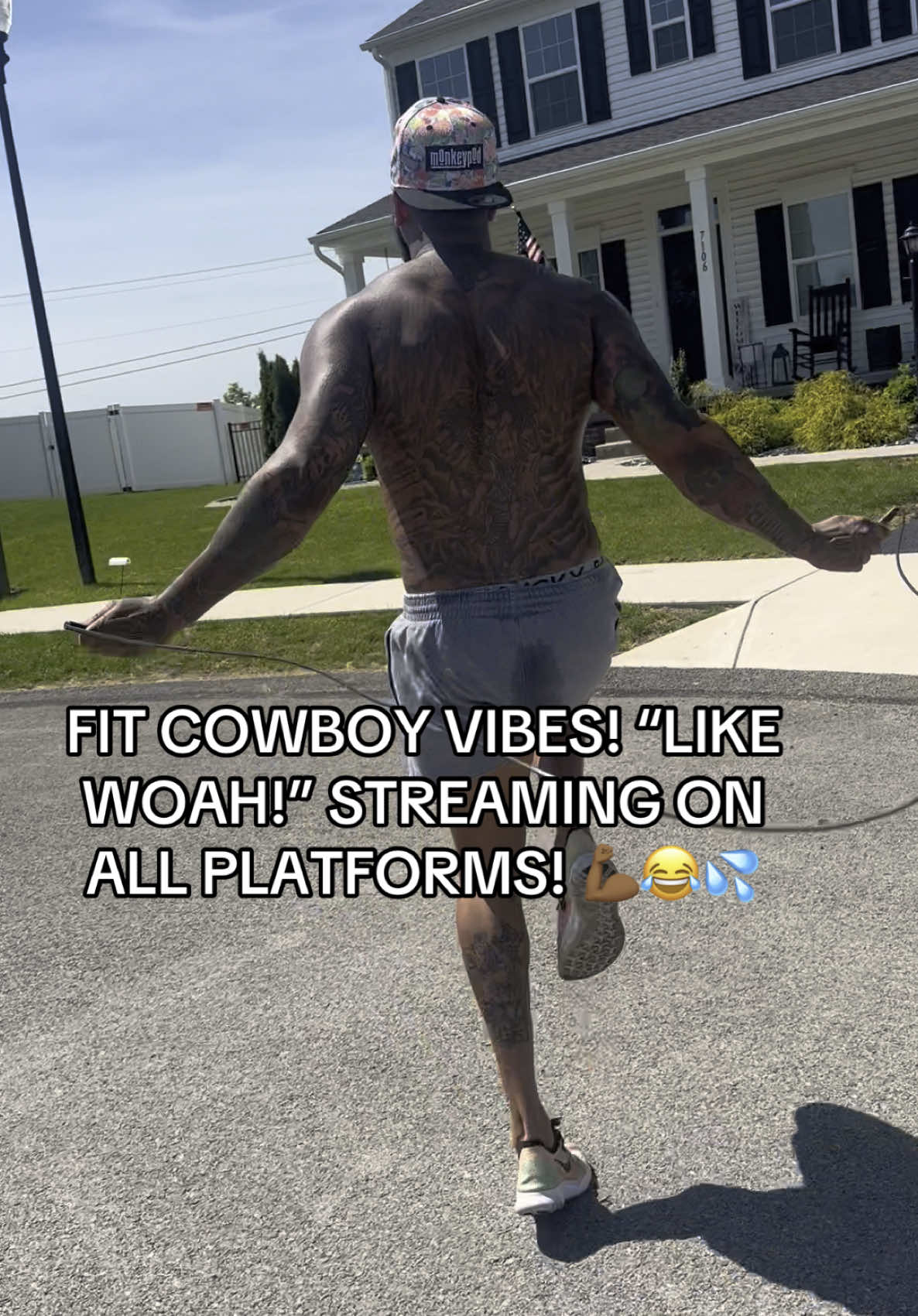 Sunday Workout LIKE WOAH! 🤠💪🏾💦 #fyp #foryourpage #foryou #countrymusic #trapcountry #newmusic #countryartist #bootscoot #cowboy #cowgirl #popmusic