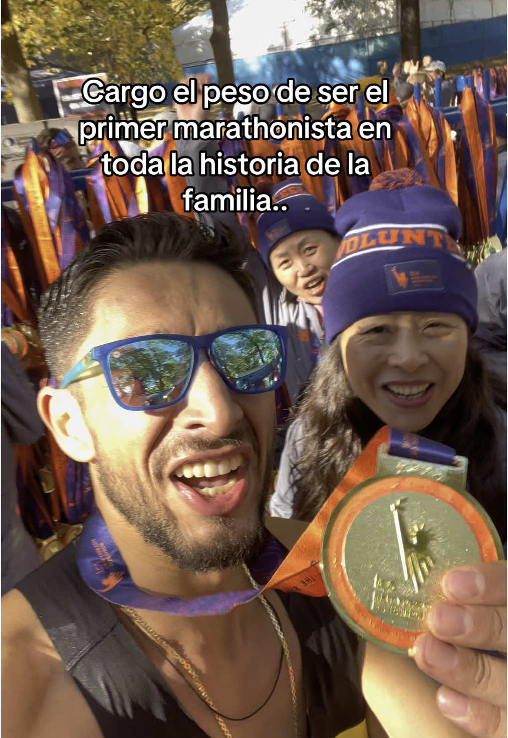 Creando un legado en la familia.. para que un día mis nietos digan mi abuelo era un crack #runner #runningmotivation #marathon #gym #Fitness #nyc #parati #foryoupage 