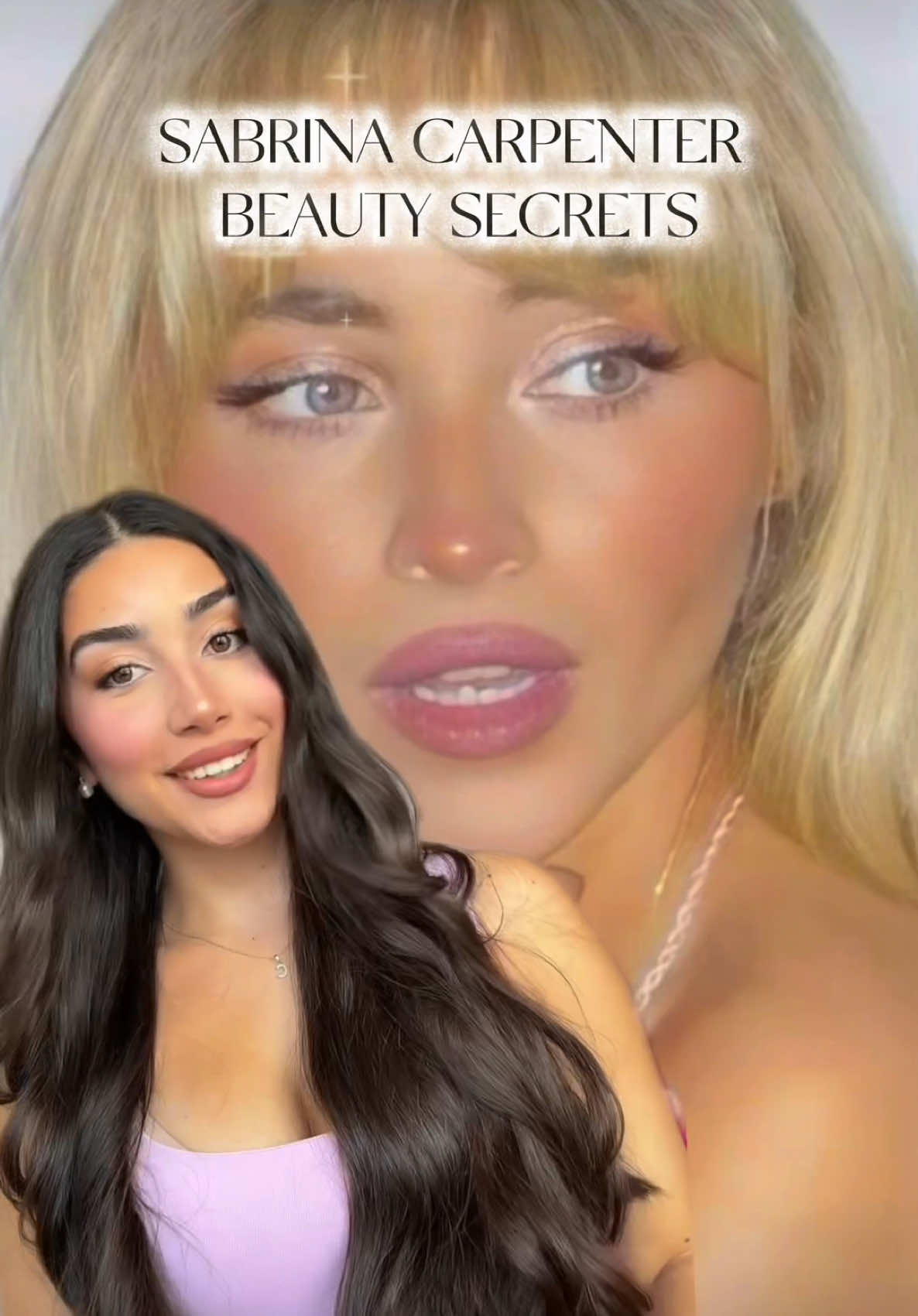 SABRINA CARPENTER BEAUTY SECRETS🎀 #sabrinacarpenter #beautysecrets #beautytips #secretosdebelleza #voguebeautysecrets  
