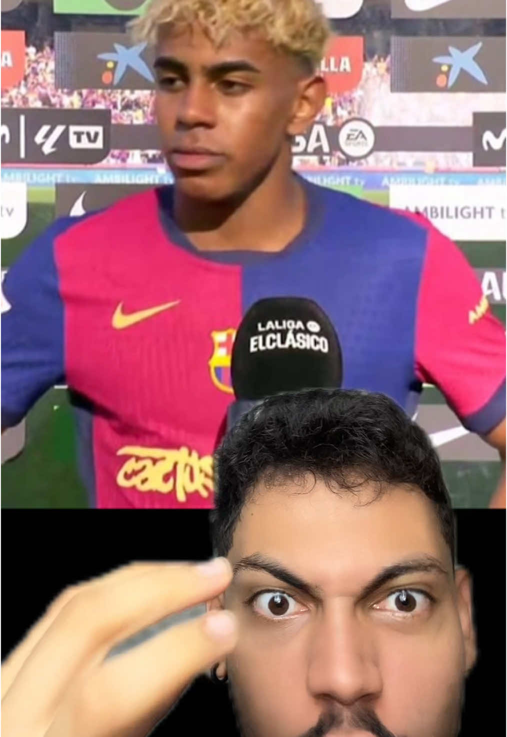 Não aguento mais esse mlk😡😡😡😡 #lamineyamal #yamal #entrevista #barcelona #laliga 