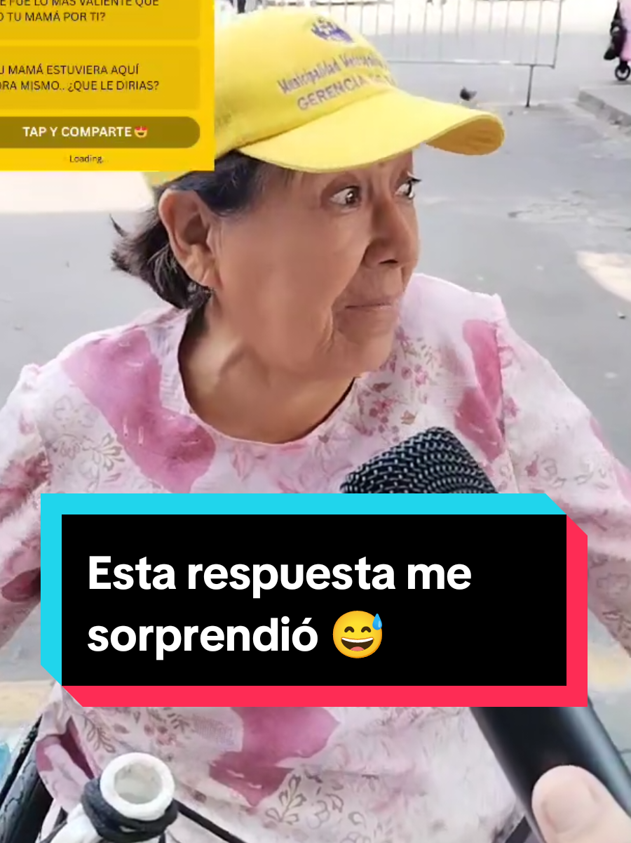 que le dirías a mamá hoy: 