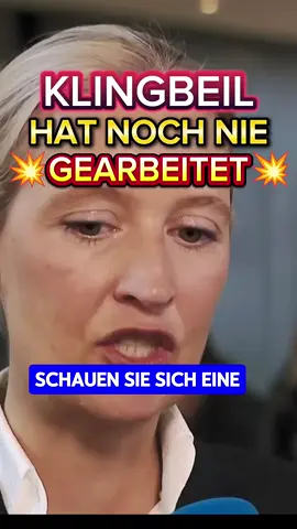 Alice Weidel über Lars Klingbeil.. 💯💙💙💙💪🏾 #weidel #AfD #politik #foryou #tiktok 