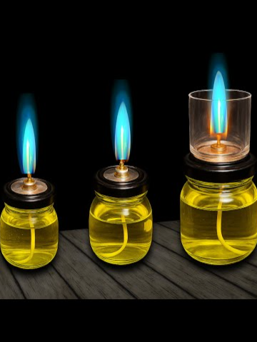 How to make the craziest oil lamp to survive any power outage #diy #howtomake #diytoptricks #freeenergy #oillamp