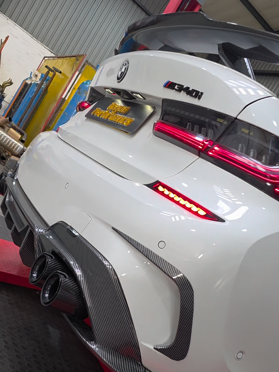 Parental Guidance is Advised 🔞 BMW G20 M340i XDrive equipped with a Rogue Performance Non-Resonated Turbo-Back Exhaust (Dual Mid-Pipes) 💥 #rogueperformancesa #rpsa #bmwm340i #m340i #xdrive #mpower 