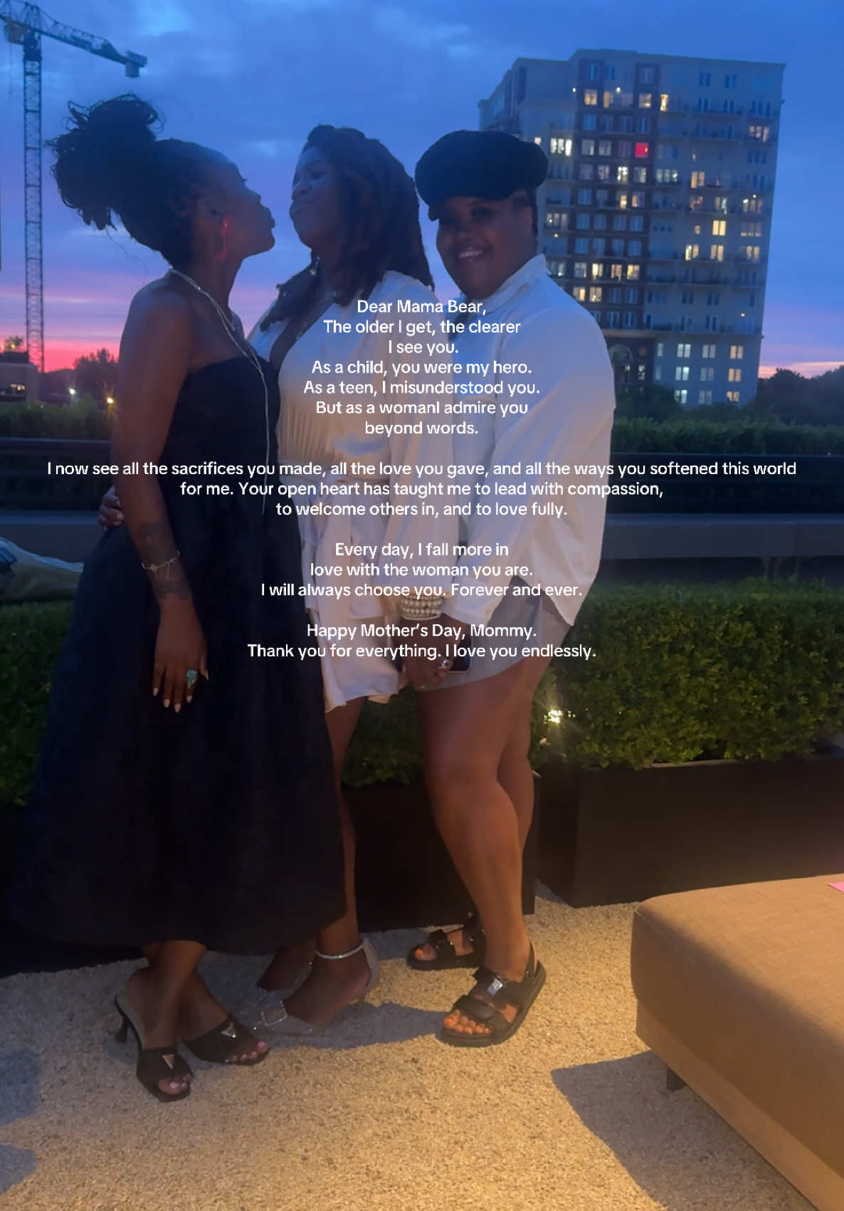 The older I get, the more I realize how much my mom sacrificed just to make life beautiful for me. As a little girl, she was my hero. As a teen, I thought she was against me. But as a woman, I admire her with my whole heart. I’ll always choose her. Happy Mother’s Day, Mama Bear. I love you forever. #MothersDay #MomAppreciation #MotherDaughterLove #DearMama #MamaBear #HeartfeltCaption #TikTokDiaries #GirlTalk #WomensWisdom #FamilyFirst #PrettyInTheProcess