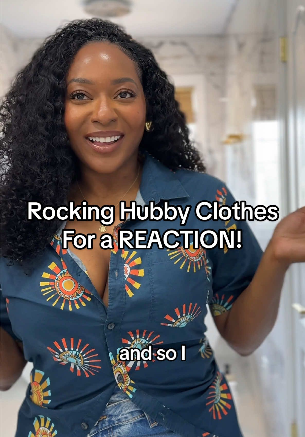 I’ll do it for the plot! Rocking his clothes to make him mad but did I pull it off? 