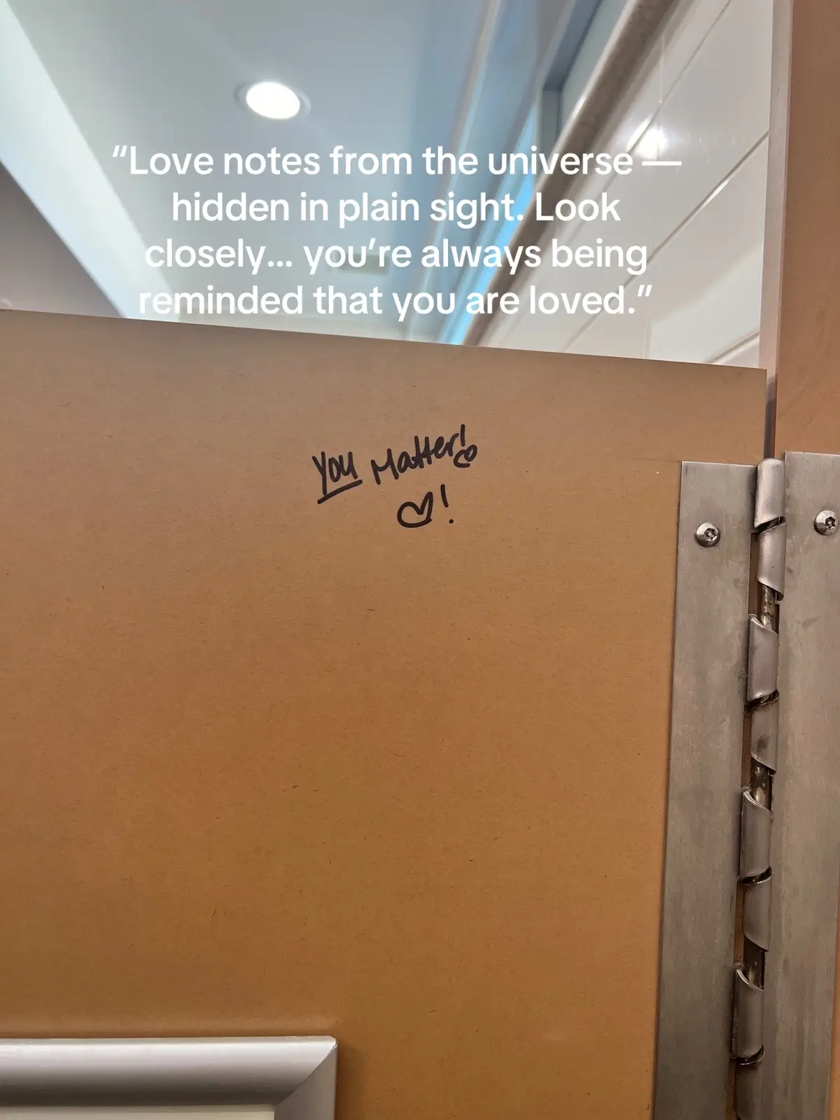 My love notes from this past week  Rest stop bathroom  Side walk leaf heart Rice Krispie heart  Bunch of hearts from my 5 year old  Parking lot leaf heart   #lovenotes #universemessage #youareloved #fypシ 