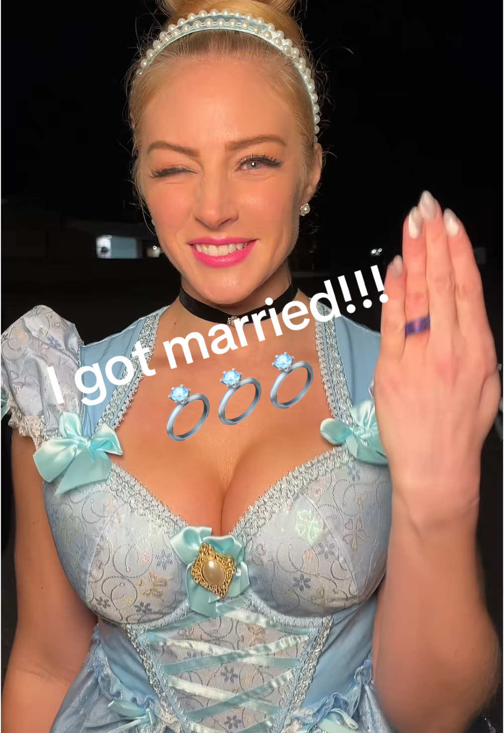 And the cyber carriage drove cyber Cinderella to her castle on Mars… #blonde #cosplay #cinderella #cyberbeast #cybertruck #mars 