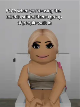 school bathrooms are scary  #meme #fyp #funny #roblox #robloxfyp #floptok #foryoupage #viral #relatable 
