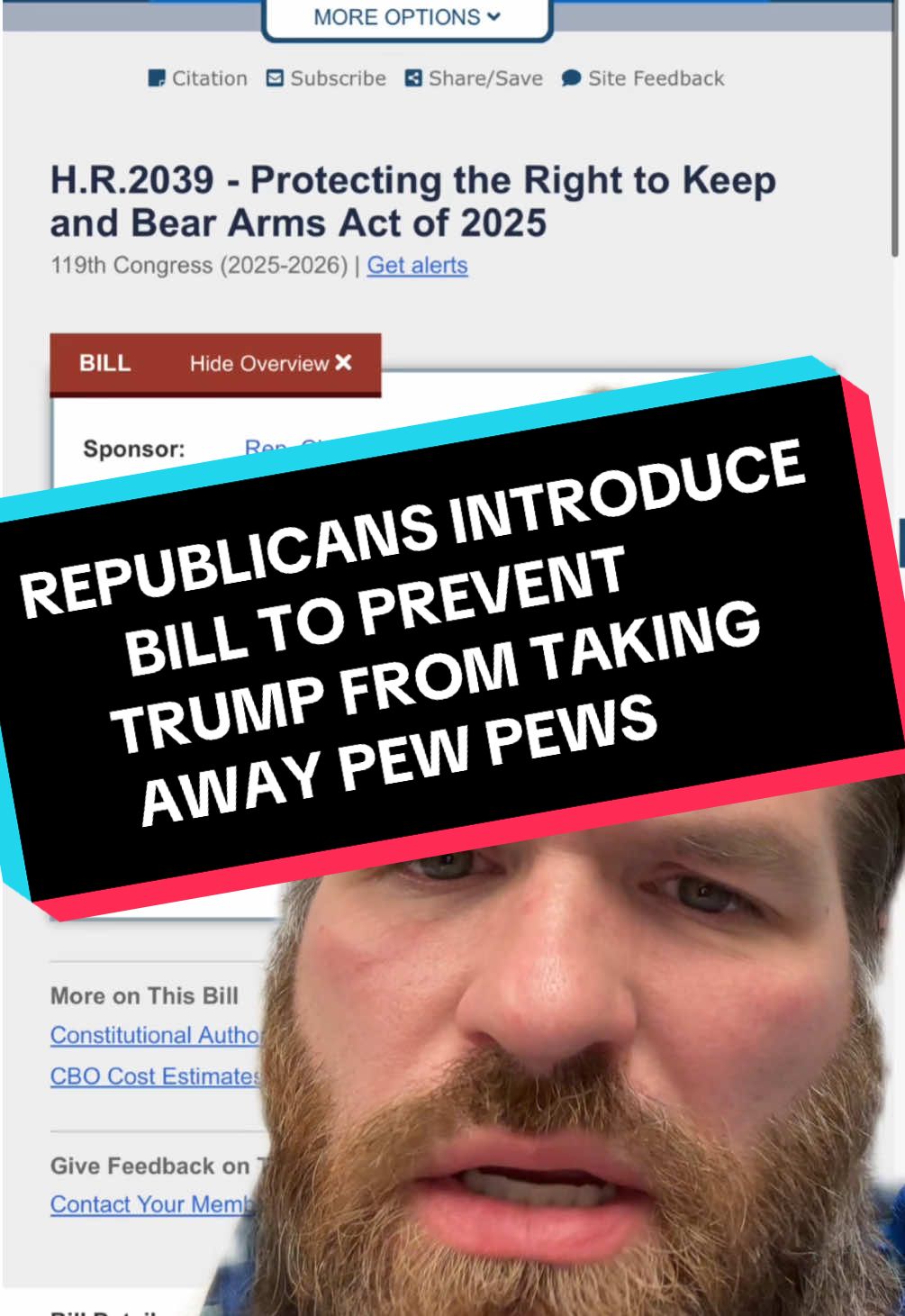 Republicans introducing a bill to prevent Trump from taking away guns? Very interesting. #fyp #congress 