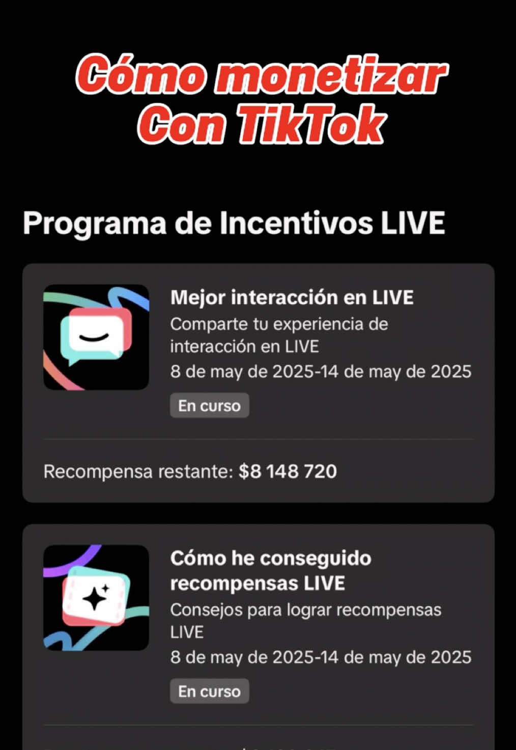 Tutorial de cómo monetizar en TikTok con el programa de incentivos live 2025 #LIVEIncentiveProgram #LIVEDebut #PaidPartnership 
