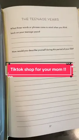 This Gift can be brought at any time, mothers are mothers all year around not just on Mother’s Day!! Get this for your mom now, so you can keep her story forever. #MomsofTikTok #mothersday #momiwanttohearyourstory 